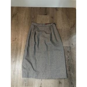 Peabody House Vintage Herringbone A line skirt
